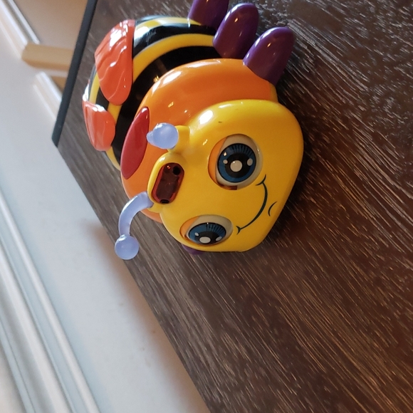 💖HP💖Vintage! SilverLit Motorized Flash Bugs Honey Bee Rare! Works! - Picture 9 of 12